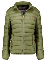 Geographical Norway Kurtka pikowana "Atikolor" w kolorze oliwkowym rozmiar: XL. Zielone kurtki damskie Geographical Norway, xl, bez wzorów, bez kaptura. Za 162.49 zł.