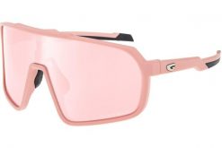 Okulary na rower GOG Okeanos - pink/matt dusty pink/black. Czarne okulary przeciwsłoneczne męskie GOG, ze lnu. Za 189.99 zł.
