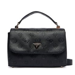 Torebka Guess. Czarne torebki klasyczne damskie Guess, z aplikacjami, bez dodatków. Za 419.99 zł.