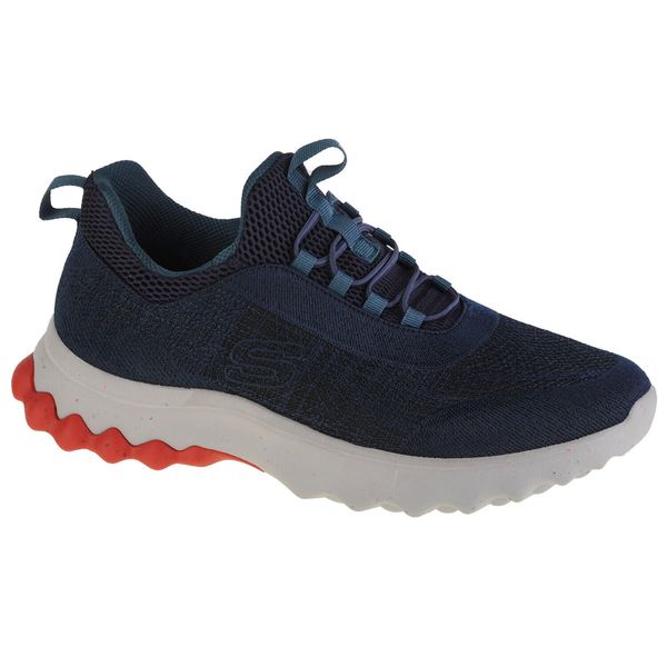 Buty sportowe Sneakersy męskie, Skechers Voston - Reever. Niebieskie buty sportowe na co dzień męskie Skechers, bez zapięcia, trekkingowe. Za 249.99 zł.