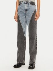 ROTATE Jeansy Betty 1128191603 Niebieski Straight Fit. Niebieskie jeansy damskie ROTATE. Za 649.99 zł.