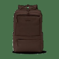 Plecak Kabinowy Wings Bagaż Z Kieszenią Na Laptop Do Pracy I Podróży Brown. Brązowe plecaki damskie Wings, bez wzorów, z materiału, biznesowe. Za 149.90 zł.
