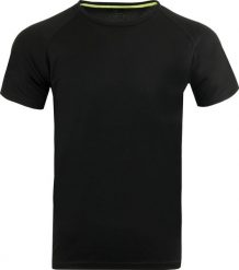 T-shirt sportowy Jumper męski czarny. Czarne t-shirty męskie Givova, na lato, m, bez wzorów, z materiału, bez kołnierzyka. Za 40.09 zł.