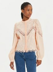 TWINSET Koszula 241TT2081 Pomarańczowy Regular Fit. Brązowe koszule damskie Twinset, bez wzorów, z bawełny, bez kołnierzyka, bez ramiączek. Za 759.99 zł.