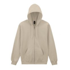 Męska Bluza Z Kapturem Softstyle Midweight Full Zip. Brązowe bluzy z kapturem męskie Gildan, m. Za 155.99 zł.