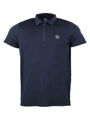 Peak Mountain Funkcyjna koszulka polo "Chance" w kolorze granatowym rozmiar: L. Niebieskie koszulki polo męskie Peak Mountain, l, bez wzorów, z materiału, bez ramiączek. Za 100.99 zł.