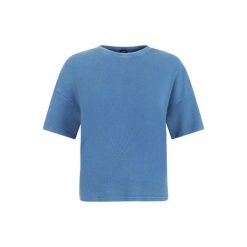 Koszulka damska Protest Alston. Niebieskie t-shirty damskie Protest, l, bez wzorów, ze skóry, bez kołnierzyka. Za 273.00 zł.