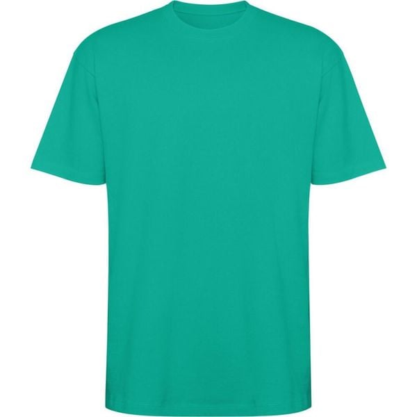 Koszulka Z Krótkim Rękawem Dla Dorosłych Unisex Bull Oversized. Niebieskie bluzki damskie ROLY, bez wzorów, sportowe, bez kołnierzyka, bez ramiączek. Za 55.99 zł.