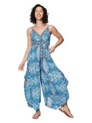 Ipanima Kombinezon w kolorze niebieskim rozmiar: 34-40. Niebieskie kombinezony damskie Ipanima, bez wzorów, bez kołnierzyka, bez ramiączek. Za 78.99 zł.