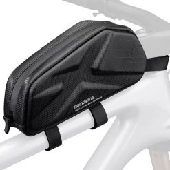 Torba rowerowa na ramę sztywna Rockbros 076 1,4l. Czarne torebki klasyczne damskie ROCKBROS, bez wzorów, bez dodatków. Za 99.00 zł.