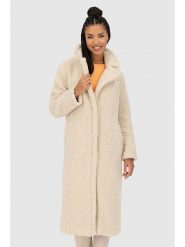 Alife and kickin Płaszcz zimowy "HariAK" w kolorze kremowym rozmiar: XL. Brązowe płaszcze damskie Alife and Kickin, na zimę, xl, bez wzorów, z puchu. Za 274.10 zł.