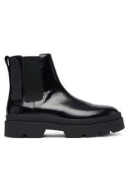 Calvin Klein Sztyblety Lugged Chelsea Boot Matt Lth HM0HM02445 Czarny. Czarne sztyblety męskie CALVIN KLEIN, ze skóry, bez zapięcia. Za 749.99 zł.