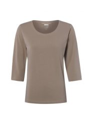 Franco Callegari Koszulka Kobiety Bawełna beżowy|brązowy, L. Brązowe t-shirty damskie Franco Callegari, l, bez wzorów, z bawełny, bez kołnierzyka. Za 129.95 zł.