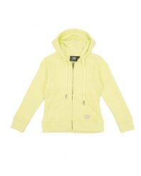 Bluza z bawełna z kaptur na co dzień na siłownię. Żółte bluzy z kapturem damskie LEONE 1947 APPAREL, z bawełny. Za 126.26 zł.