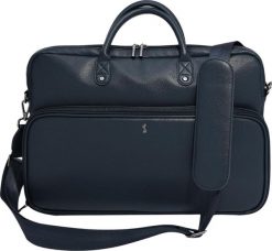Torba na laptopa Stackers 43 x 37 cm granatowa. Torby na laptopa damskie Stackers, bez wzorów. Za 439.00 zł.