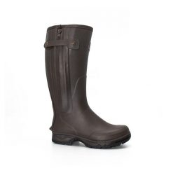 Buty przeciwdeszczowe Rouchette Veneur Neo Zip. Brązowe buty trekkingowe męskie Rouchette, na zimę, z gumy, bez zapięcia, outdoorowe. Za 660.50 zł.