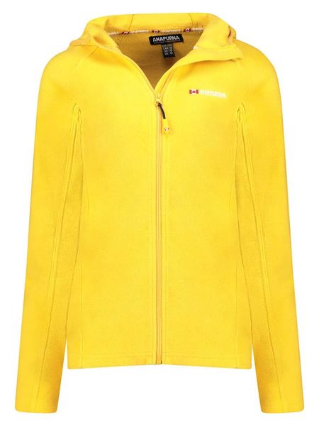 ANAPURNA Kurtka polarowa "Tugoodana" w kolorze żółtym rozmiar: S. Żółte kurtki damskie ANAPURNA, s, bez wzorów, z polaru, bez kaptura. Za 65.54 zł.