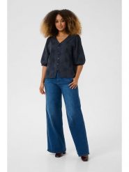 Cream Bluzka w kolorze granatowym rozmiar: 38. Niebieskie bluzki damskie Cream, bez wzorów, bez kołnierzyka, bez ramiączek. Za 134.85 zł.