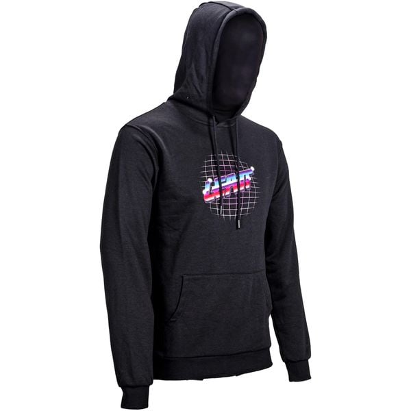 Bluza z kapturem LEATT Hoodie Core. Czarne bluzy z kapturem męskie LEATT, l. Za 371.35 zł.