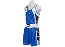 Ustaw Metal Boxe. Niebieskie szorty męskie METAL BOXE, bez wzorów, z jedwabiu. Za 235.50 zł.