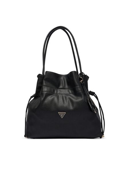 Guess Torebka Karima HWNG22 49230 Czarny. Czarne torebki klasyczne damskie Guess, z aplikacjami, ze skóry, bez dodatków. Za 584.99 zł.