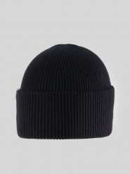 4F Czapka zimowa damska - czarna Uniwersalny. Czarne czapki zimowe damskie 4f, z dzianiny. Za 49.99 zł.