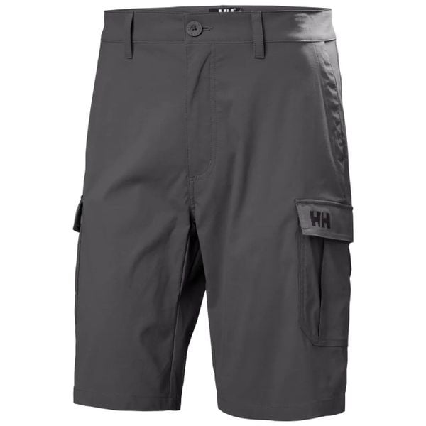 Spodenki cargo Helly Hansen 11" Quick-Dry. Brązowe szorty męskie Helly Hansen, na lato, bez wzorów, z elastanu. Za 414.60 zł.