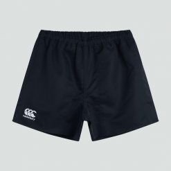Szorty z poliestru Canterbury Professional. Czarne szorty męskie CANTERBURY, z materiału, bez kołnierzyka. Za 221.50 zł.