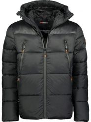 Geographical Norway Kurtka zimowa "Bayou" w kolorze czarnym rozmiar: XXL. Czarne kurtki męskie Geographical Norway, na zimę, xxl, bez wzorów, bez kaptura. Za 198.10 zł.