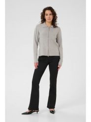 Kaffe Kardigan w kolorze beżowym rozmiar: XXL. Brązowe kardigany damskie Kaffe, xxl, bez wzorów, prążkowane. Za 178.79 zł.