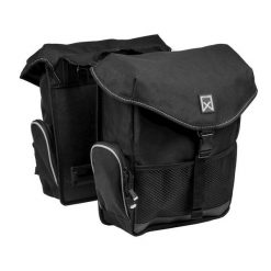 Podwójna torba na bagażnik Willex. Czarne torebki klasyczne damskie willex, bez wzorów, bez dodatków. Za 412.00 zł.