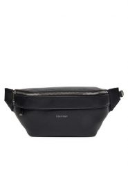 Calvin Klein Saszetka nerka Raised Waistbag LV04D3161G Czarny. Czarne saszetki męskie CALVIN KLEIN, ze skóry. Za 229.99 zł.