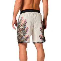 Szorty Star Beach Wear Peacock. Brązowe szorty męskie STAR, bez wzorów, retro. Za 324.50 zł.