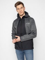 Columbia Kurtka przeciwdeszczowa Inner Limits II EO0088 Szary Regular Fit. Szare kurtki outdoor męskie Columbia, l, bez wzorów, z syntetyku, bez kaptura. Za 279.99 zł.