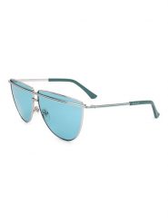 Guess Damskie okulary przeciwsłoneczne w kolorze srebrno-niebieskim rozmiar: 63. Niebieskie okulary przeciwsłoneczne damskie Guess. Za 219.60 zł.