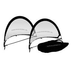 Bramka przenośna POP-UP 1,2x0,8 m (2 sztuki + torba) 120x80cm. Białe torebki klasyczne damskie YAKIMASPORT, bez wzorów, bez dodatków. Za 199.00 zł.