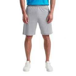Shorty Męskie Jersey Iconic 195. Szare szorty męskie Fruit of the Loom, bez wzorów, z bawełny, klasyczne. Za 45.99 zł.
