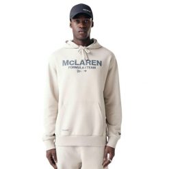 Oversize bluza z kapturem McLaren Racing. Brązowe bluzy z kapturem męskie New Era, m. Za 400.50 zł.