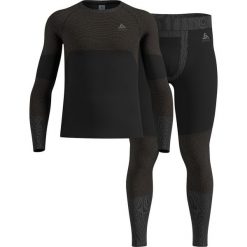 Bielizna termoaktywna Odlo Fundamentals Performance Warm Set Long. Czarna bielizna termoaktywna męska Odlo, m, bez wzorów. Za 349.99 zł.