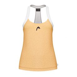 Damski tank top Head Play Tech. Żółte topy damskie HEAD, bez wzorów, bez kołnierzyka. Za 351.00 zł.