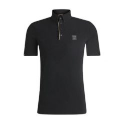 Koszulka polo do jazdy konnej Boss Equestrian Matt. Czarne koszulki polo męskie BOSS EQUESTRIAN, na lato, m, z aplikacjami, z elastanu, bez ramiączek. Za 527.00 zł.