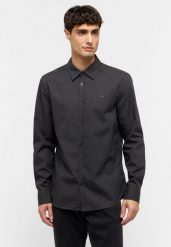 MUSTANG CANTON MĘSKA KOSZULA NA GUZIKI ELEGANCKA PIRATE BLACK 1015618 4088. Czarne koszule męskie Mustang, m, bez wzorów, bez kołnierzyka, bez ramiączek. Za 169.99 zł.