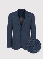 PAKO LORENTE – Granatowa marynarka w jodełkę. Marynarki męskie Pako Lorente, bez wzorów, z elastanu. Za 799.99 zł.