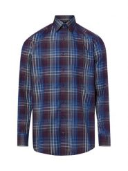 Finshley & Harding koszula biznesowa Mężczyźni Modern Fit Bawełna niebieski, 40. Niebieskie koszule męskie Finshley & Harding, m, bez wzorów, z bawełny, bez kołnierzyka, bez ramiączek. Za 179.95 zł.