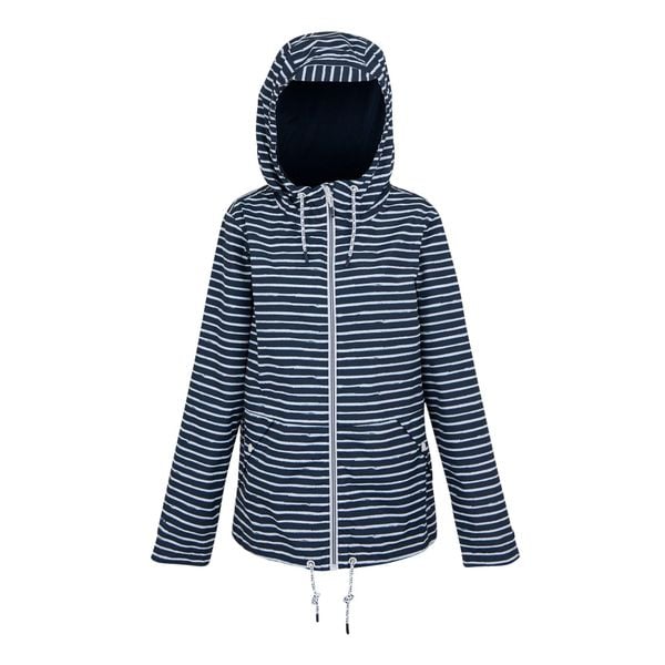Wodoodporna Kurtka Damska Bayletta II Painterly Stripe. Białe kurtki damskie Regatta, m, bez wzorów, z materiału, z kapturem. Za 113.99 zł.