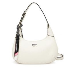 Torebka KARL LAGERFELD. Białe torebki klasyczne damskie Karl Lagerfeld, bez wzorów, bez dodatków. Za 549.99 zł.