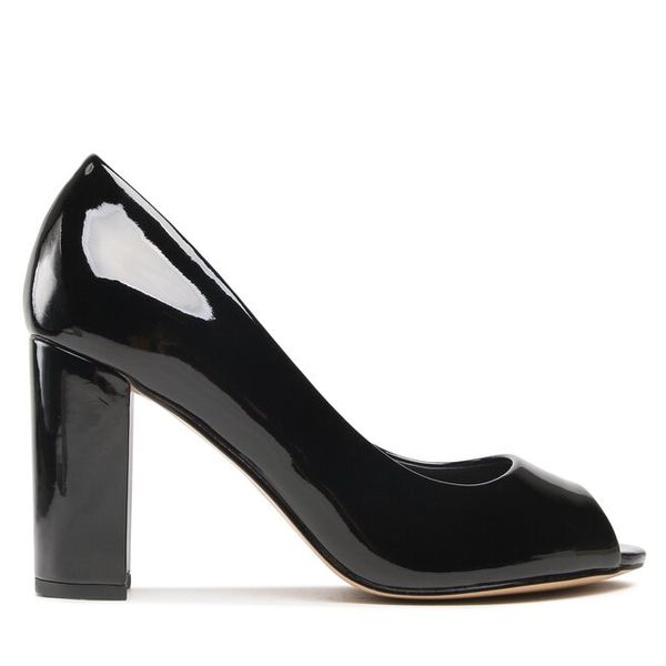 Czółenka Sergio Bardi. Czarne czółenka damskie Sergio Bardi, bez wzorów, bez obcasa. Za 329.99 zł.