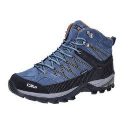 Buty trekkingowe męskie CMP Rigel Mid Trekking Wp. Niebieskie buty trekkingowe męskie CMP, z materiału, bez zapięcia, trekkingowe. Za 361.99 zł.