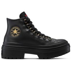 Buty sportowe Converse Chuck Taylor All Star Lugged Heel Platform Waterproof. Czarne buty sportowe na co dzień damskie Converse, z materiału, bez zapięcia. Za 590.00 zł.