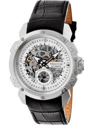 Heritor Zegarek automatyczny "Conrad" w kolorze srebrno-czarnym rozmiar: onesize. Czarne, analogowe zegarki męskie Heritor, ze stali. Za 587.99 zł.